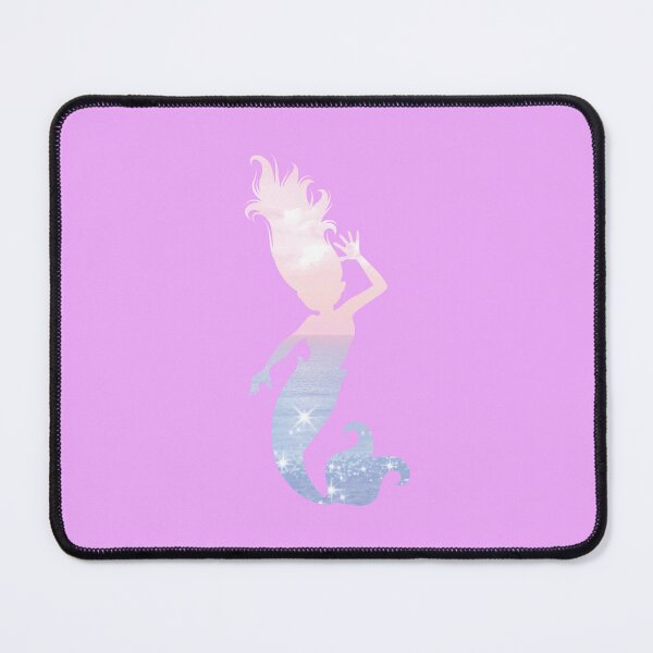 Item preview, Mermaid in Glittering Beach Background designed and sold by chillaxcats.