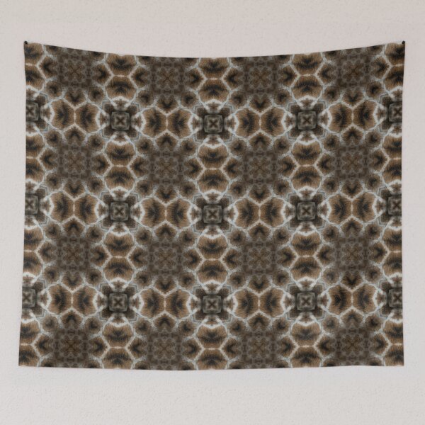 Item preview, Giraffe Hide Texture Kaleidoscope Pattern 9 designed and sold by Swabcraft.