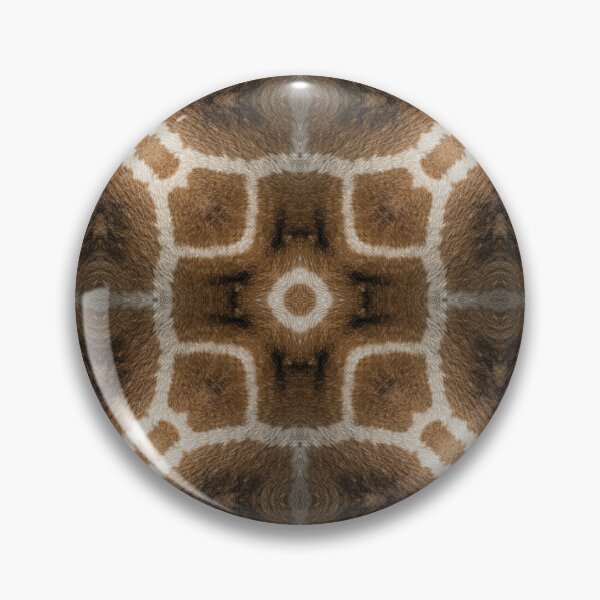 Item preview, Giraffe Hide Texture Kaleidoscope Pattern 12 designed and sold by Swabcraft.