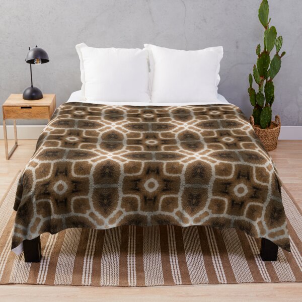 Item preview, Giraffe Hide Texture Kaleidoscope Pattern 12 designed and sold by Swabcraft.