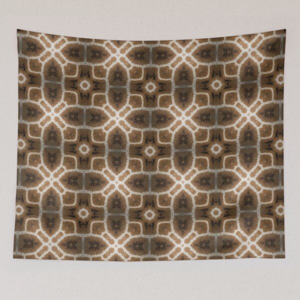 Item preview, Giraffe Hide Texture Kaleidoscope Pattern 12 designed and sold by Swabcraft.