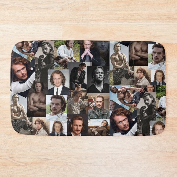 Item preview, Sam Heughan Assorted Photo Collage designed and sold by CollageHeaven.