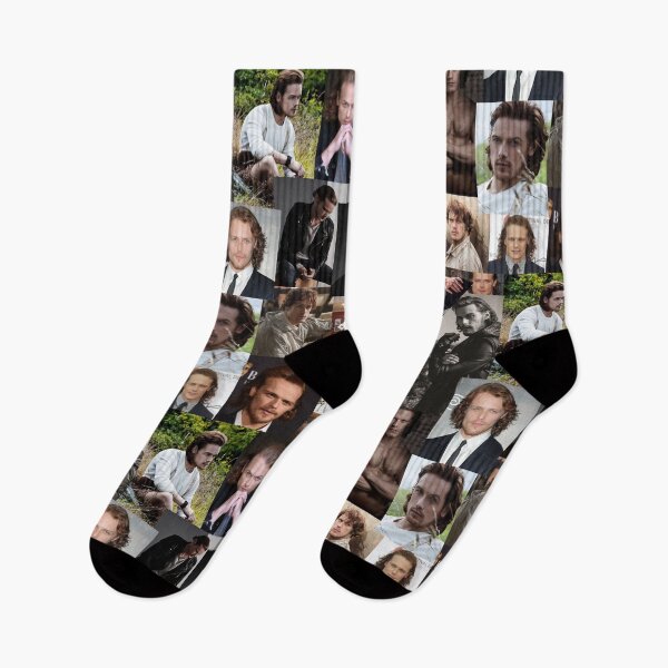 Item preview, Sam Heughan Assorted Photo Collage designed and sold by CollageHeaven.
