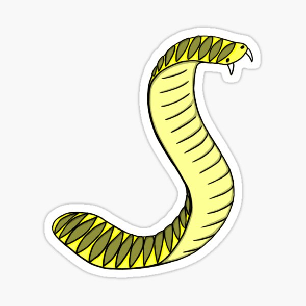Item preview, Shelled Snake yellow designed and sold by LiquifyStudios.
