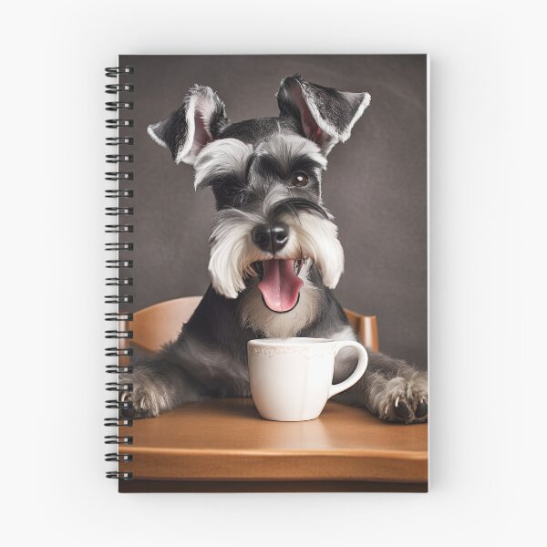 Item preview, Perky Pup: Adorable Miniature Schnauzer Coffee for Caffeine Lovers designed and sold by ClawedCreations.
