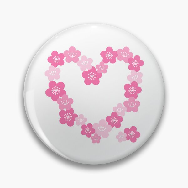 Item preview, plum blossom heart designed and sold by frog-liege.