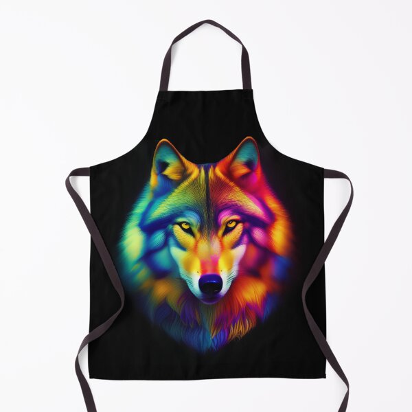 Item preview, Psychedelic Wolf 4, American Indian, Spirit Guide, Dog designed and sold by Rogue-Studio.