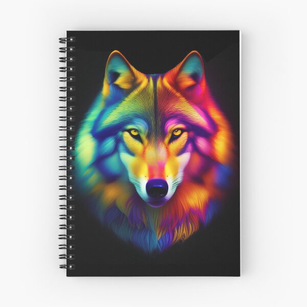 Item preview, Psychedelic Wolf 4, American Indian, Spirit Guide, Dog designed and sold by Rogue-Studio.