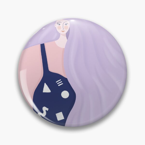 Artikelvorschau, Girl with purple hair entworfen und verkauft von TypeOfJoy.