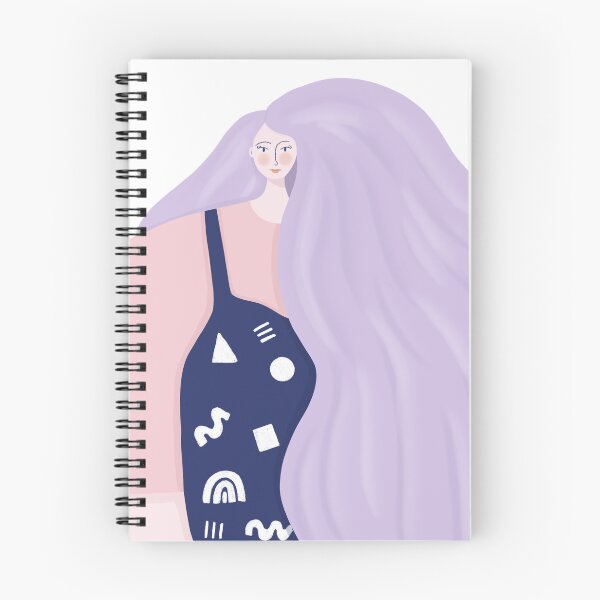 Item preview, Girl with purple hair designed and sold by TypeOfJoy.