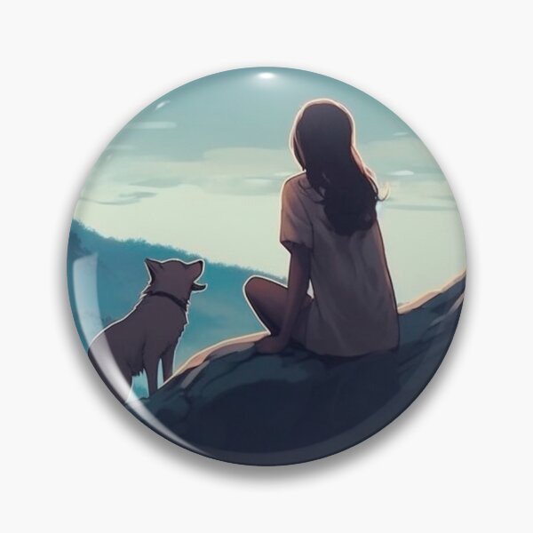 Item preview, Woman looking at the moon designed and sold by Art-ColorTech.