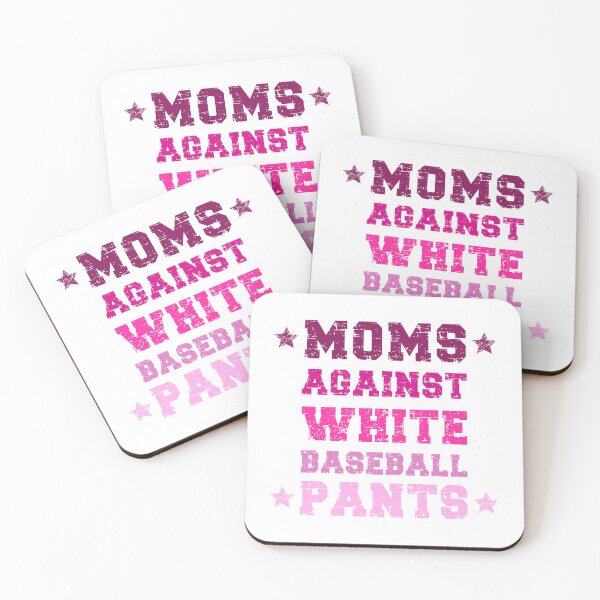 Item preview, Moms against white baseball pants Funny Gift designed and sold by SaritasShop.