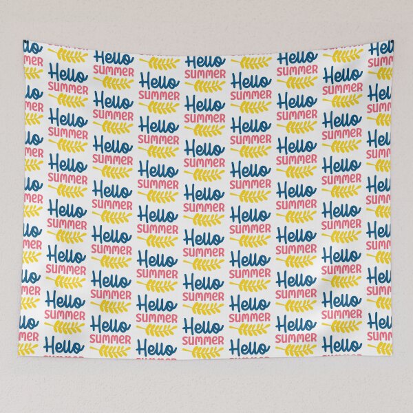 Item preview, Hello Summer - Summer quote designed and sold by Illuztratesvg.