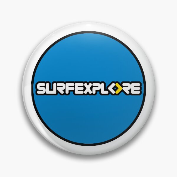 Item preview, surfEXPLORE Outline BLUE designed and sold by surfexplore.