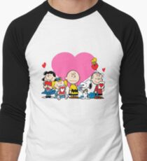 Erdnuss Valentinstag Baseballshirt für Männer