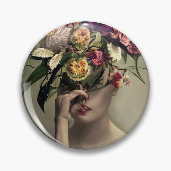 Item preview, Portrait of a Woman with Flowers designed and sold by Kajal Krishna.