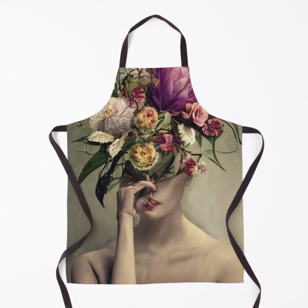 Item preview, Portrait of a Woman with Flowers designed and sold by Kajal Krishna.