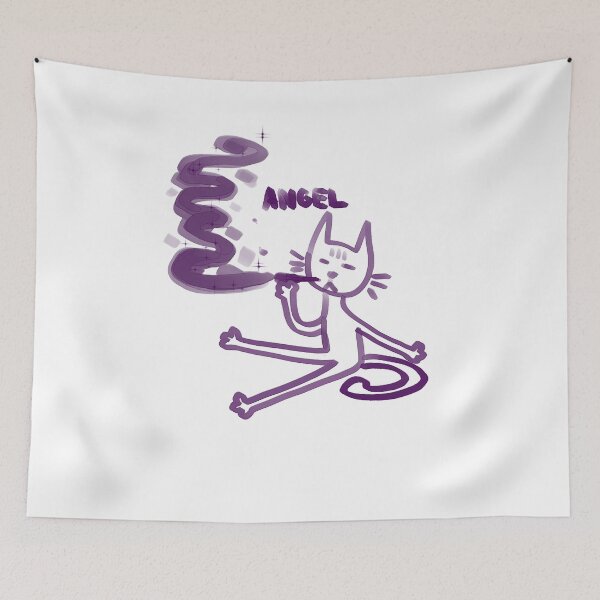Item preview, Zaza Cat Doodle designed and sold by theangelsregion.