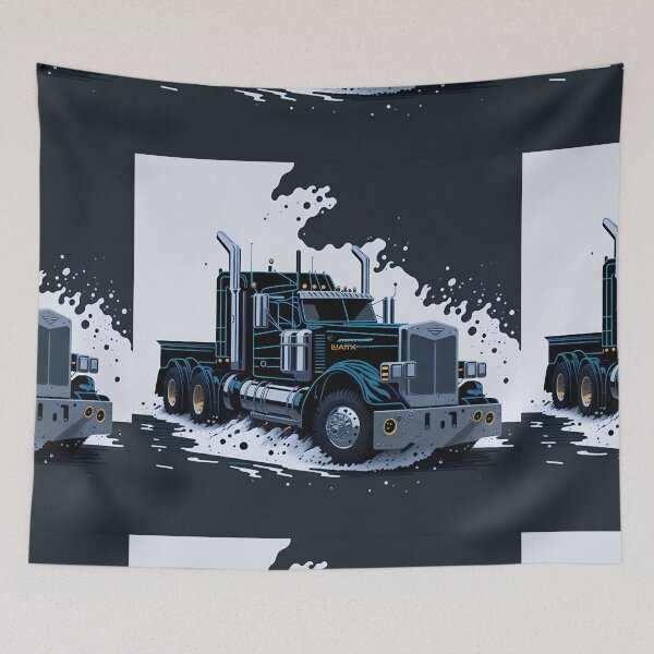 Item preview, Truker Life| Trucking future| 18-wheeler| Modernized Peterbilt 379| The Future Classic| Reimagining Trucking Heritage designed and sold by RedArtG09.