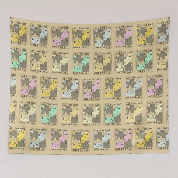 Item preview, All for one, one for all designed and sold by LaBelleMaison.