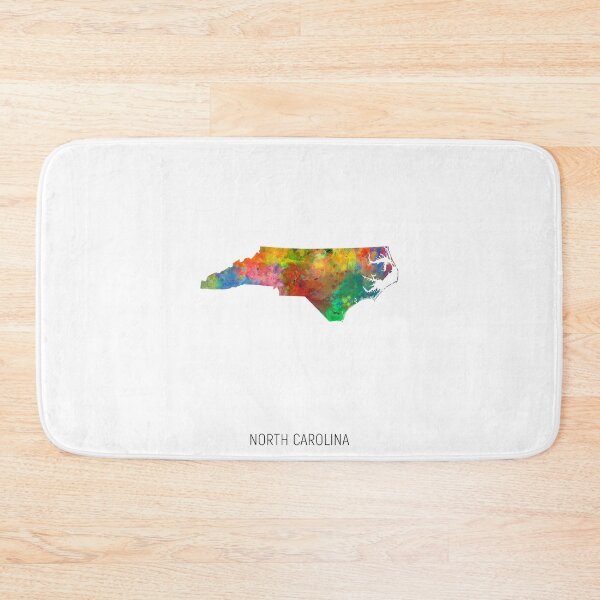 Item preview, North Carolina Watercolor Map designed and sold by ArtPrints.