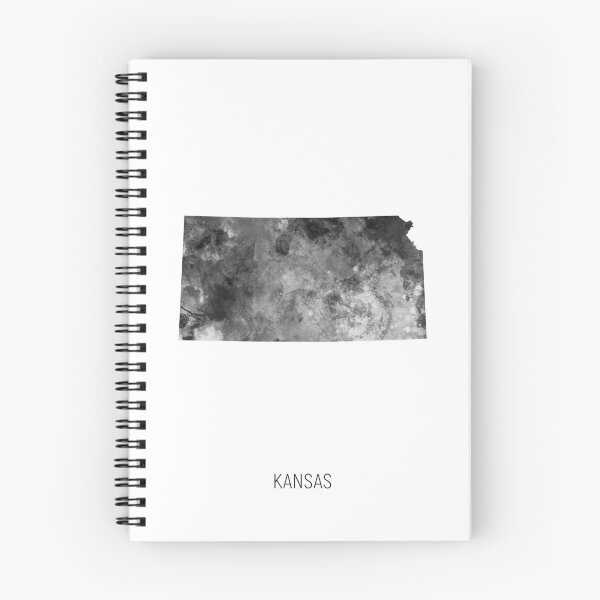 Item preview, Kansas Watercolor Map designed and sold by ArtPrints.