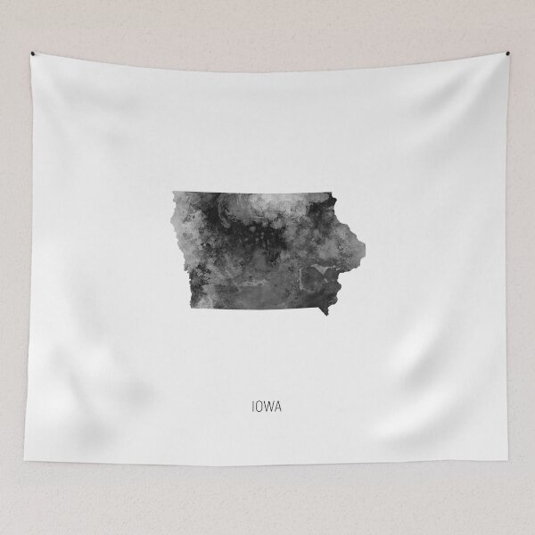 Item preview, Iowa Watercolor Map designed and sold by ArtPrints.