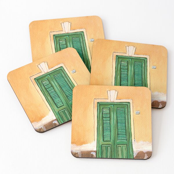 Item preview, Italian Door | Typical Italian Street designed and sold by Sicilian-art.