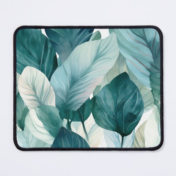 Item preview, Arum Lilly Green Leaves Watercolor Design designed and sold by Rebecca Claire Designs.