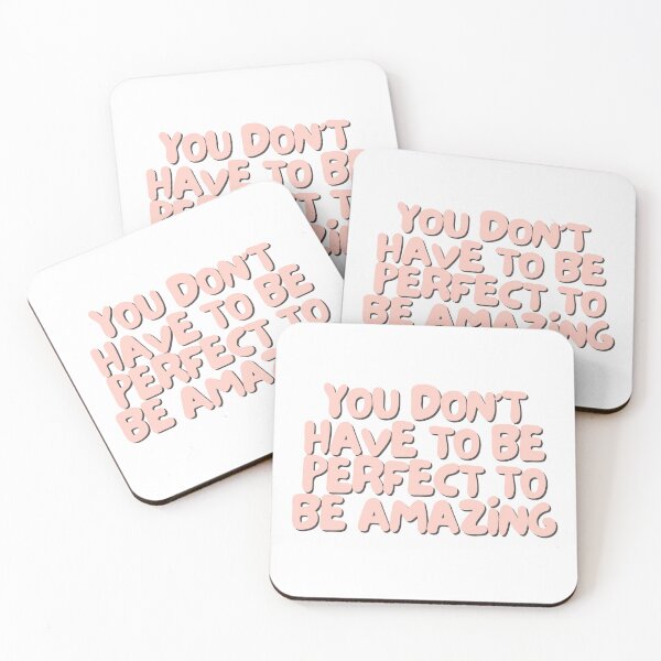 Item preview, You don't have to be perfect to be amazing | Positive Daily Affirmation designed and sold by MNMLworks.