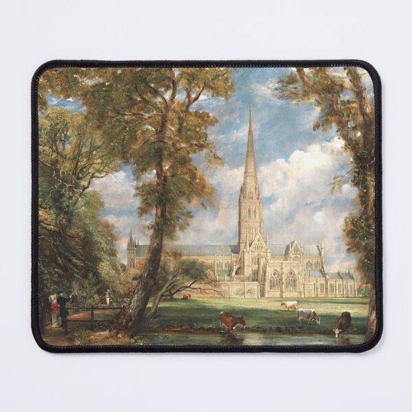 Item preview, Salisbury Cathedral from the Bishop's Grounds for art lover classical painting designed and sold by Lady-Frost.