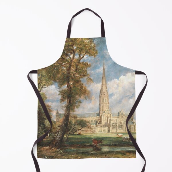 Item preview, Salisbury Cathedral from the Bishop's Grounds for art lover classical painting designed and sold by Lady-Frost.