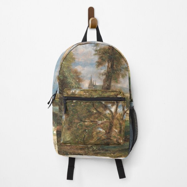 Item preview, Salisbury Cathedral from the Bishop's Grounds for art lover classical painting designed and sold by Lady-Frost.
