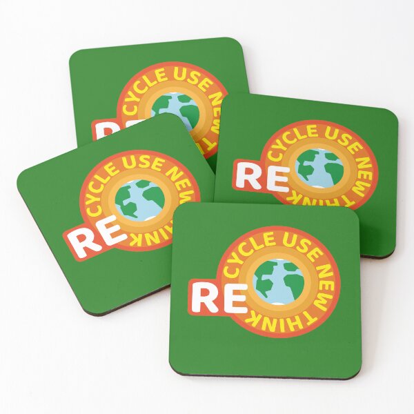Item preview, Copy of Recycle Reuse Renew Rethink Blue Badge designed and sold by withasmiledsgn.