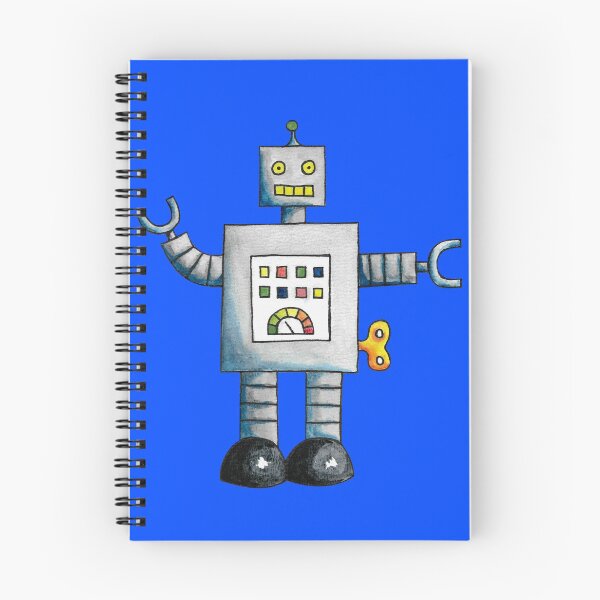 Item preview, Robot (Blue Background) designed and sold by christinaashman.