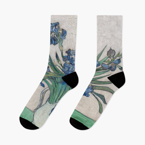 Item preview, Irises Vincent Van Gogh for art lover restored painting designed and sold by Lady-Frost.