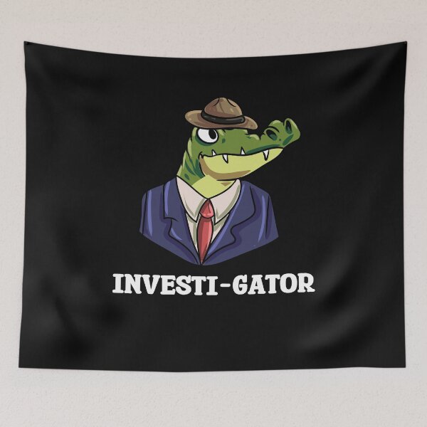 Item preview, Investi-Gator Alligators Crocodile Lizard Reptile designed and sold by Pubi.