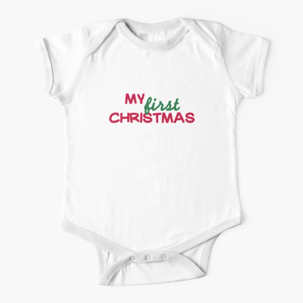 Baby Jersey Short Sleeve Tee My First Christmas Owl Cute Christmas Tee for Babies