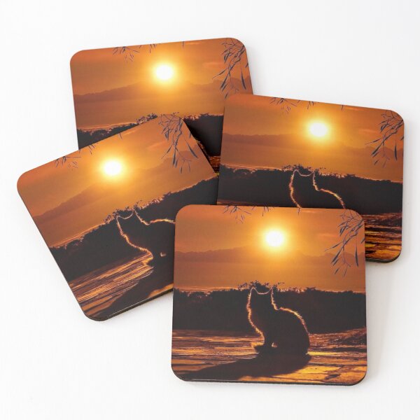 Item preview, Kitty Enjoying Sunset designed and sold by Maddie4Real.