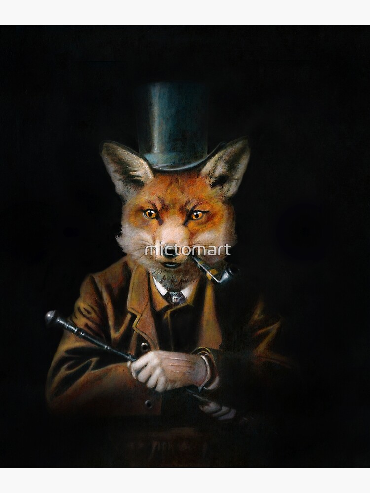 Dapper Victorian Fox by mictomart