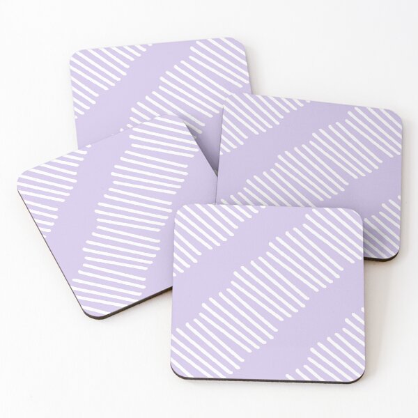 Item preview, Light purple and white abstract lined pattern designed and sold by by-jwp.