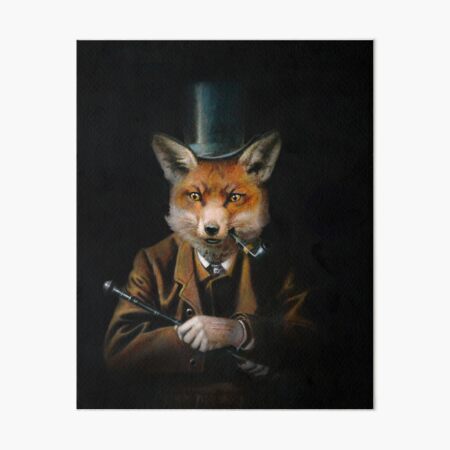 Item preview, Dapper Victorian Fox designed and sold by mictomart.