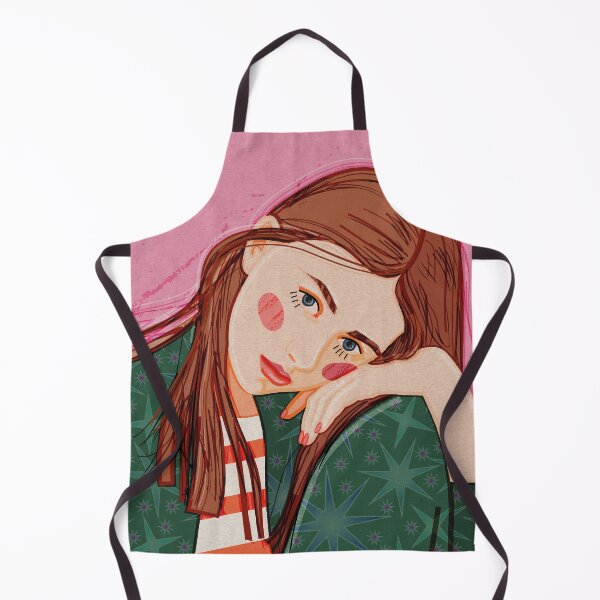 Item preview, a young girl in green pajamas designed and sold by Kosinskaya.