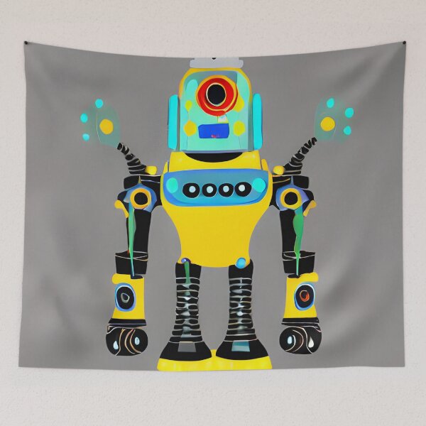 Item preview, Robot in the style of famous art. designed and sold by CRAFTER-MEDIA.