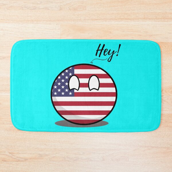 Item preview, USAball countryball says Hey!    designed and sold by BDProcess.