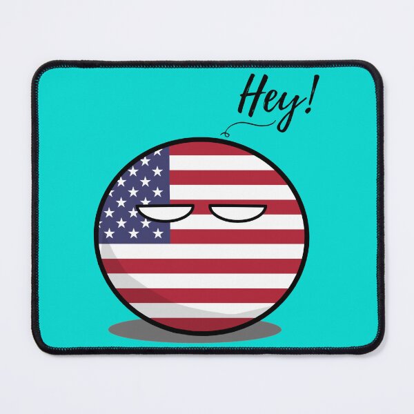 Item preview, USAball countryball says Hey! designed and sold by BDProcess.