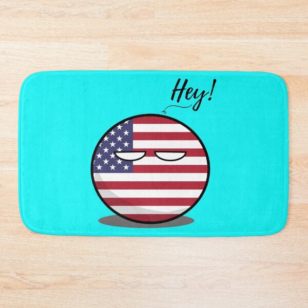 Item preview, USAball countryball says Hey!  designed and sold by BDProcess.