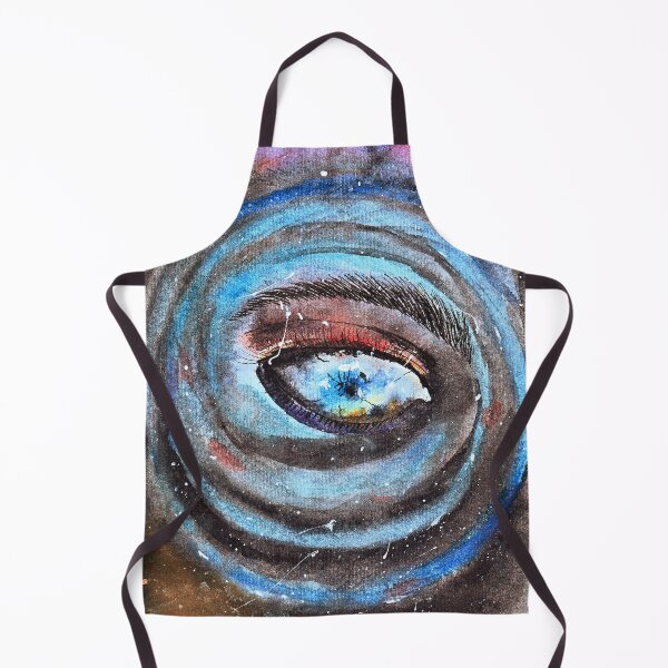 Item preview, Cosmic All-Seeing Eye Swirl - Fantasy Watercolor Illustration designed and sold by Wolshebnaja.