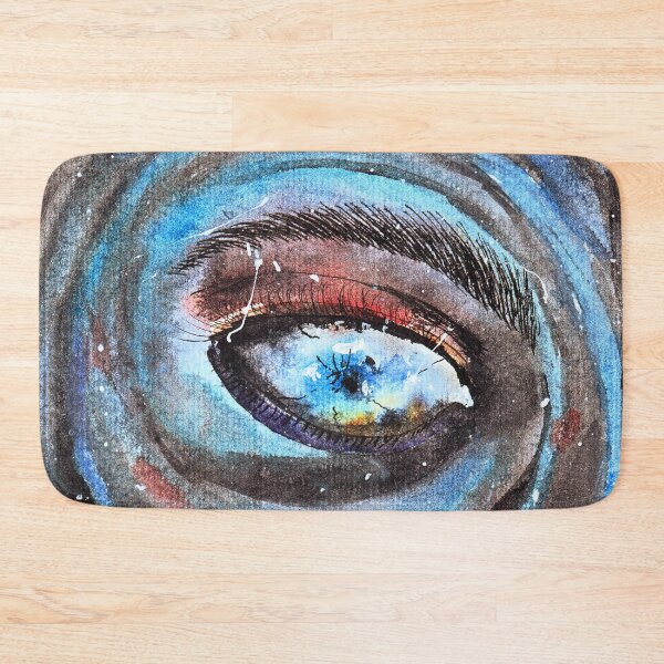 Item preview, Cosmic All-Seeing Eye Swirl - Fantasy Watercolor Illustration designed and sold by Wolshebnaja.