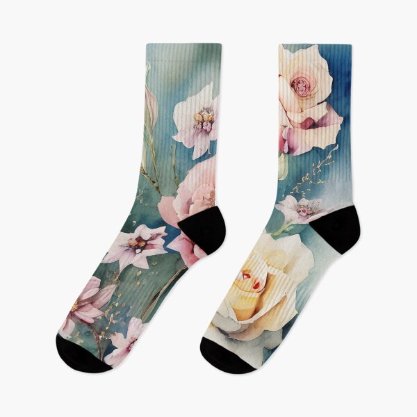 Item preview, Flowers made with watercolor designed and sold by Eva Montilla Canet.